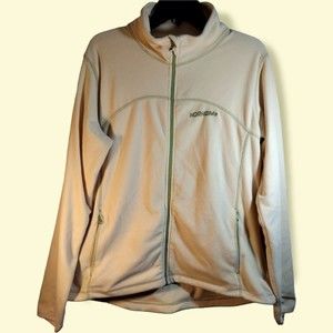 Norheim Cream Full-Zip Jacket Plus Size 2XL/44 + Thumb Holes & Adjustable Bottom